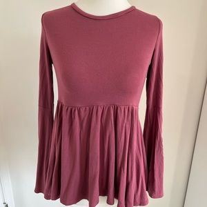 American Eagle pink blouse